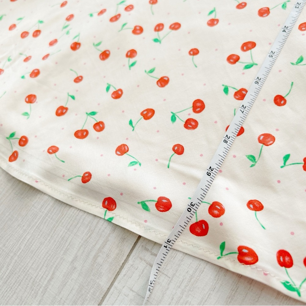 Zara cherry print satin mini dress - Picture 8 of 12